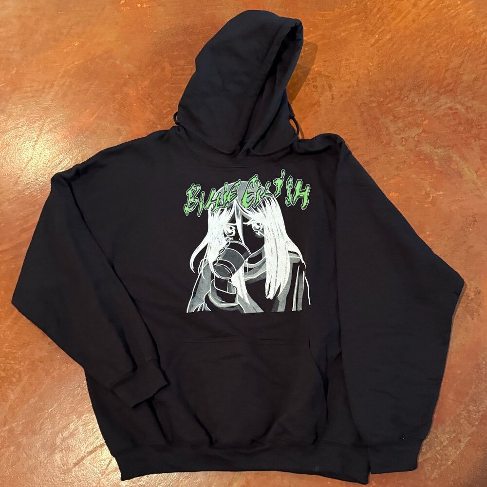 Billie Eilish Black Hoodie Unisex Size XL